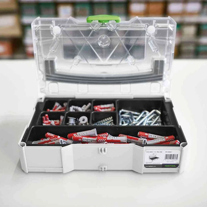 Imagem -06 - Festool-mini Power Tool Case com Insert Parts Storage Box Acessórios Sys 203821 265*171*71 mm