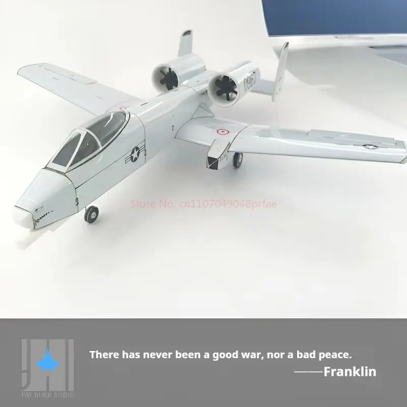 Hot Selling Remote Control Rc Fixed Wing Model Warthog Pig Dual 30 Channel Remote Control Diy Model Airplane Desktop Ornament