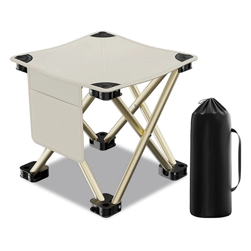

Camping Stool, Lightweight Stool Perfect For Adult Fishing Outdoor Walking Beach Picnics Can Hold Up To 450Lbs