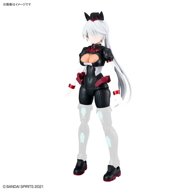 Bandai Original véritable 30MS 30 Minutes sœurs Option pièces ensemble 18 sergent Costume couleur C assemblage modèles jouets figurines d'action