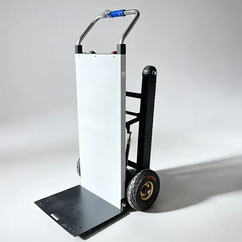 Electric Climbing Trolley Freight Stair Climber Hand Truck Heavy Duty Building Material Transporter for Moving Goods Upstairs