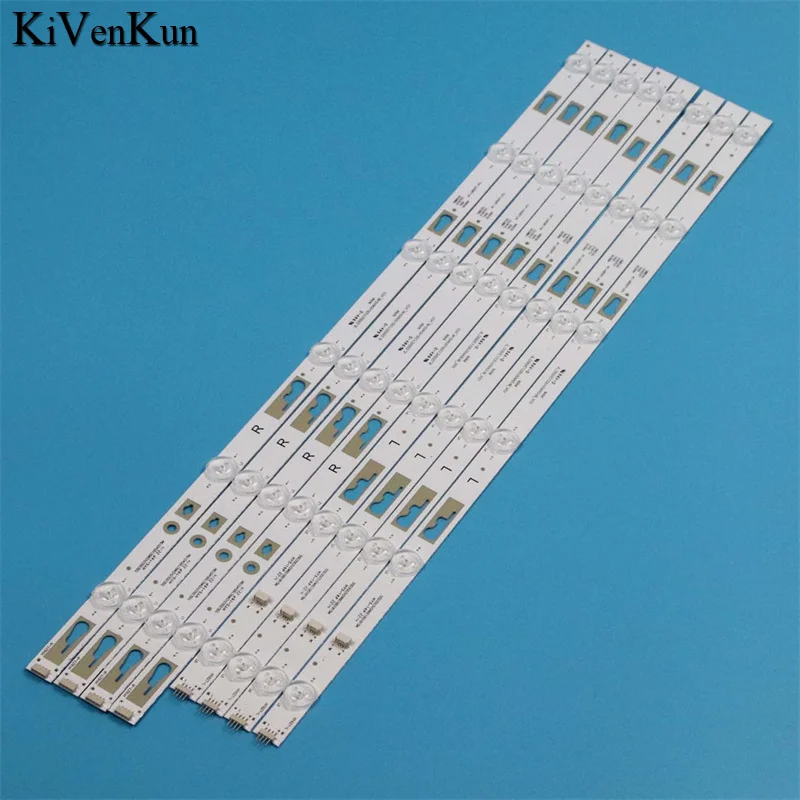 8PCS/Set Brand New TV's LED Lamp Bars 55D1200 12*4 55HR332M12A0 V2 4C-LB550T-HRCC Backlight Strips 4C-LB550T-HRP Diagonal Tapes