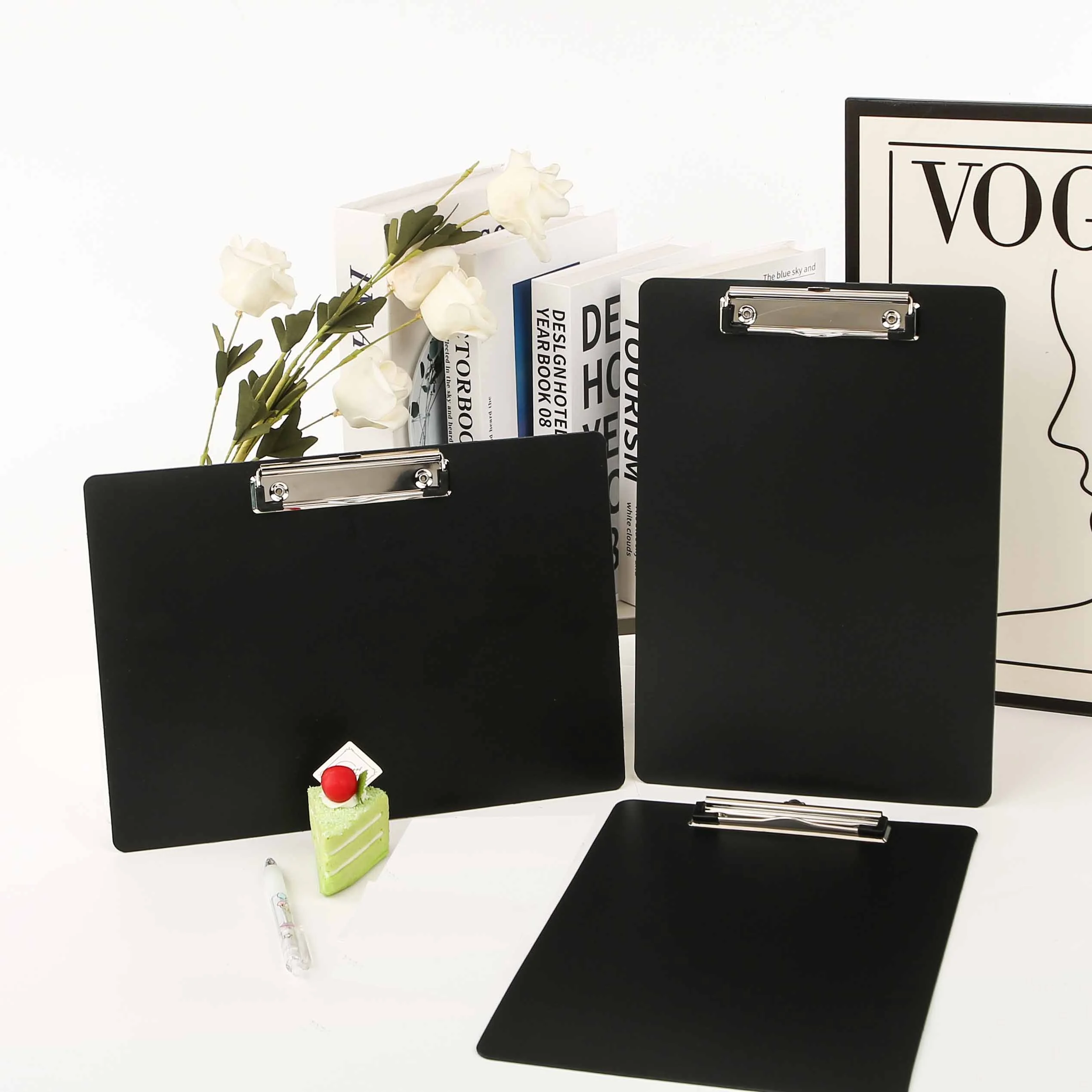 

A4 folder board, writing board, with hanging holes, clipboard, memo board, 8.6*12.4 inches, suitable for home, school and office