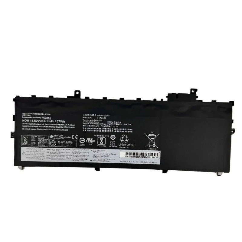 New 01AV430 11.52V 57Wh 4950mAh Battery for Lenovo Thinkpad X1 Carbon 5th Series 01AV429 SB10K97586 High Quality Laptop Battery