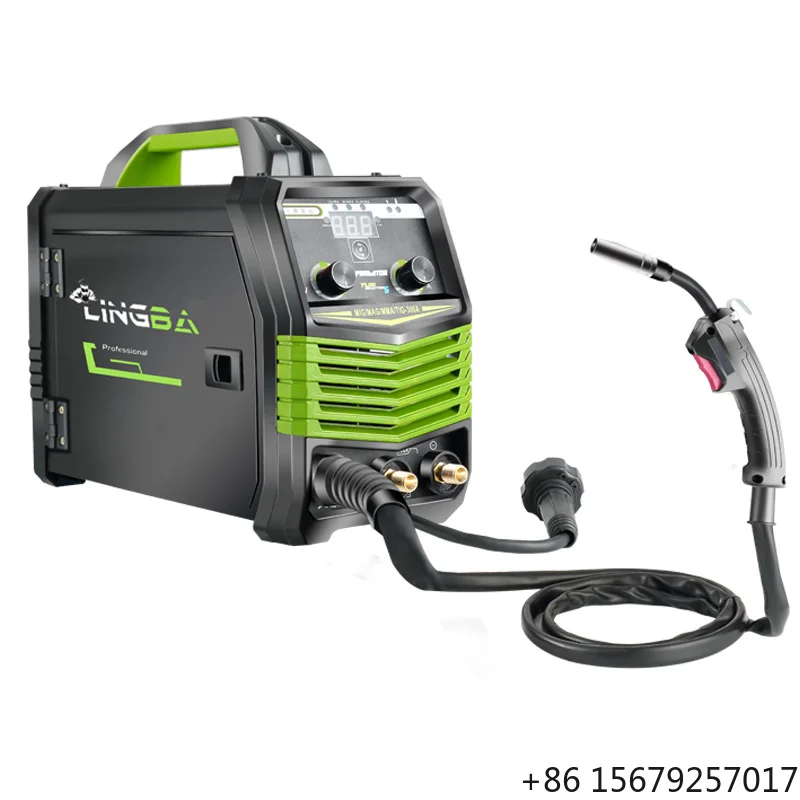 220V New Model 160A 220V 5IN1 Welder Gas Shielded Welding Machine MigMag/Tig/Mma Small Portable Arc Welding Equipment 110V