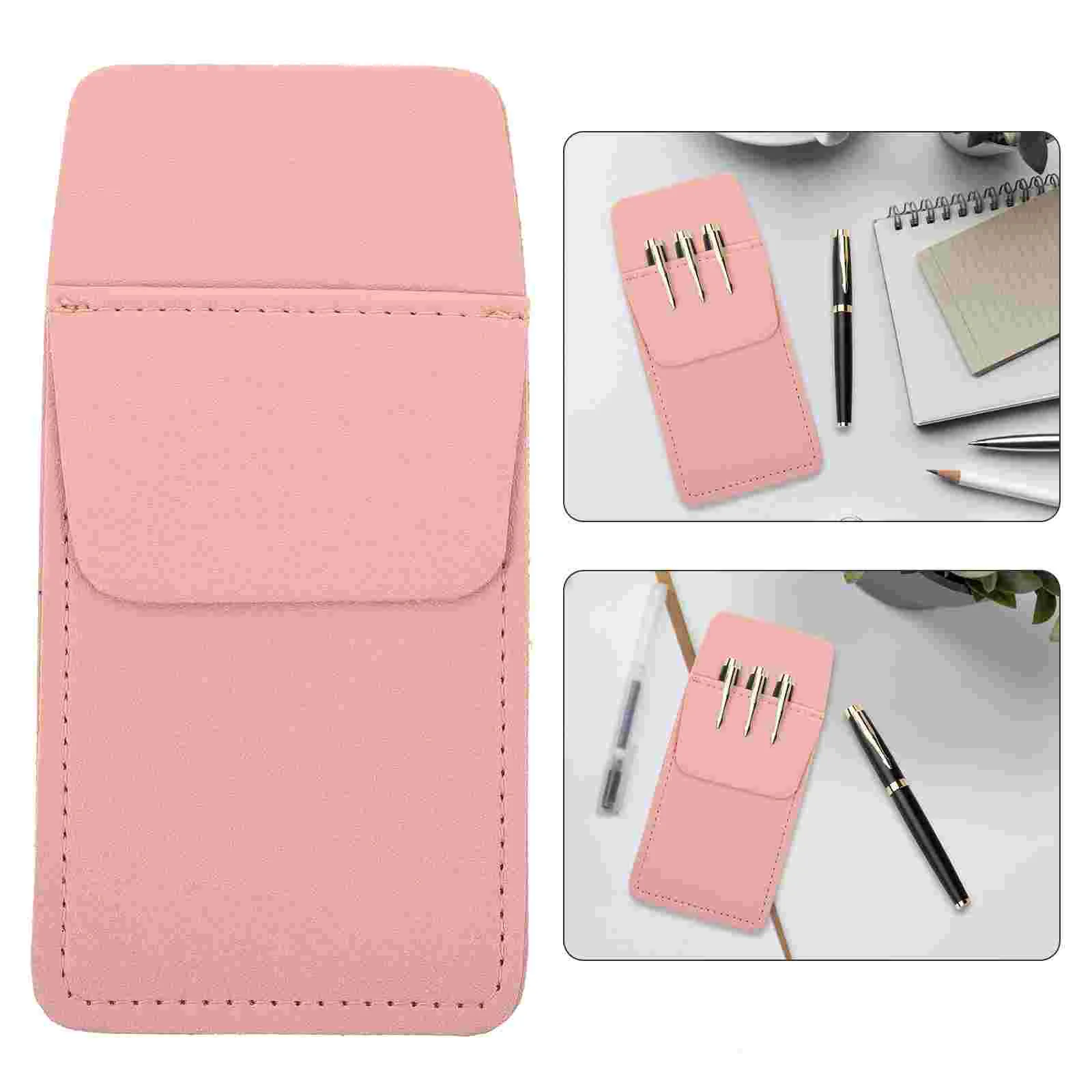 

with Magnet for Refrigerator Thickened Pen Cover Pencil Case Storage Pouch Bracket Pink Nurse Pot