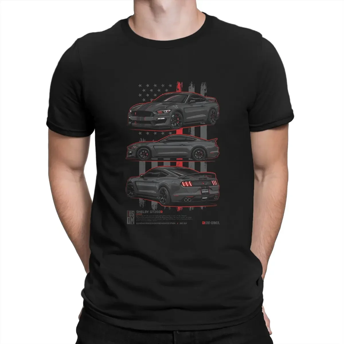 

Sweatshirts New Trend M-Mustangs ManShelby GT350R Individuality T Shirt Graphic mens designer clothes new in tops & tees style