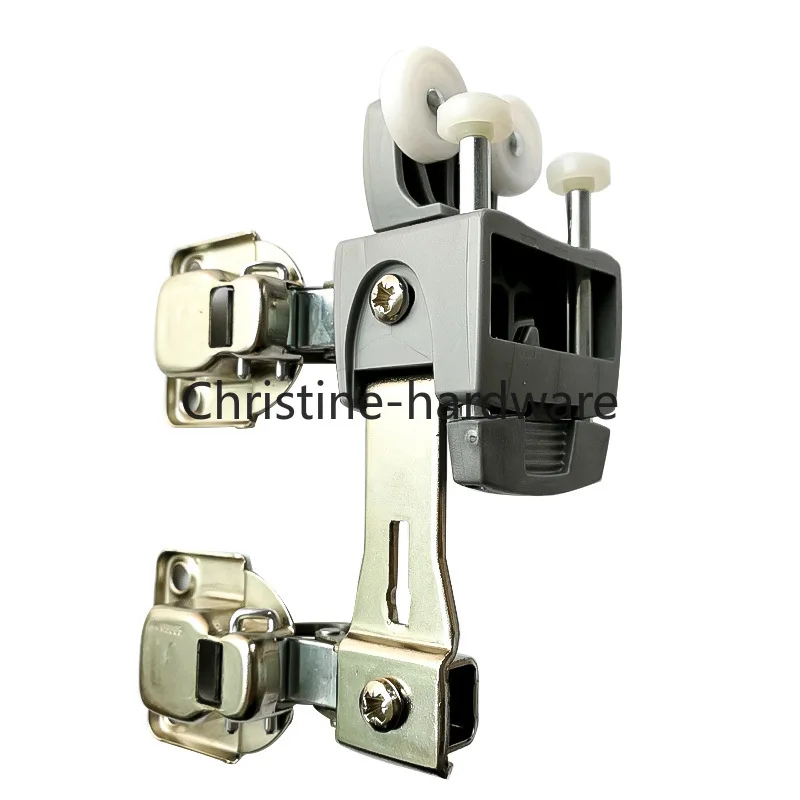 Wardrobe cupboard Folding door hanging wheel pulley,Furniture sliding door wheels ,hinges,Furniture hardware accessories