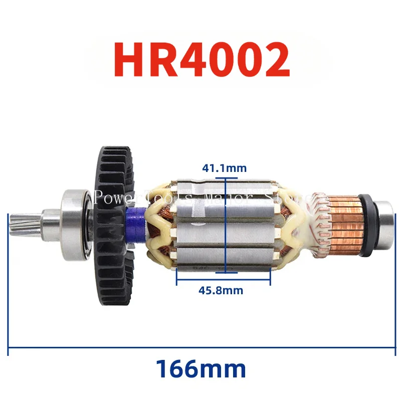 

Original New Armature Rotor Stator Replacement for Makita HR4002 Electric Hammer Pick Anchor Stator Coil Accessories518669-1