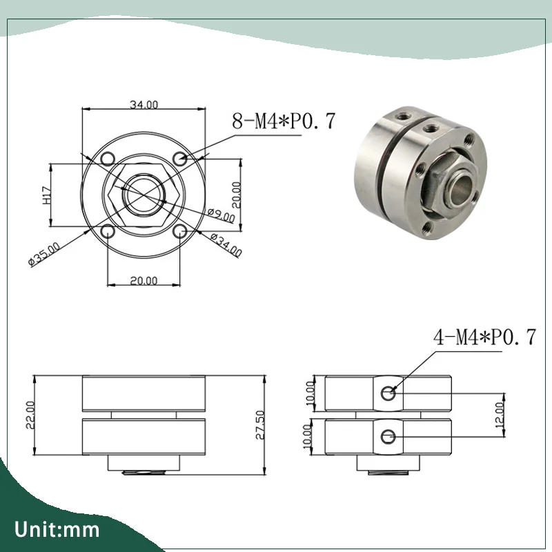 360 Degree Rotating Damping Hinge Bearing for Industrial Automation Equipment Electrical Machinery Brackets