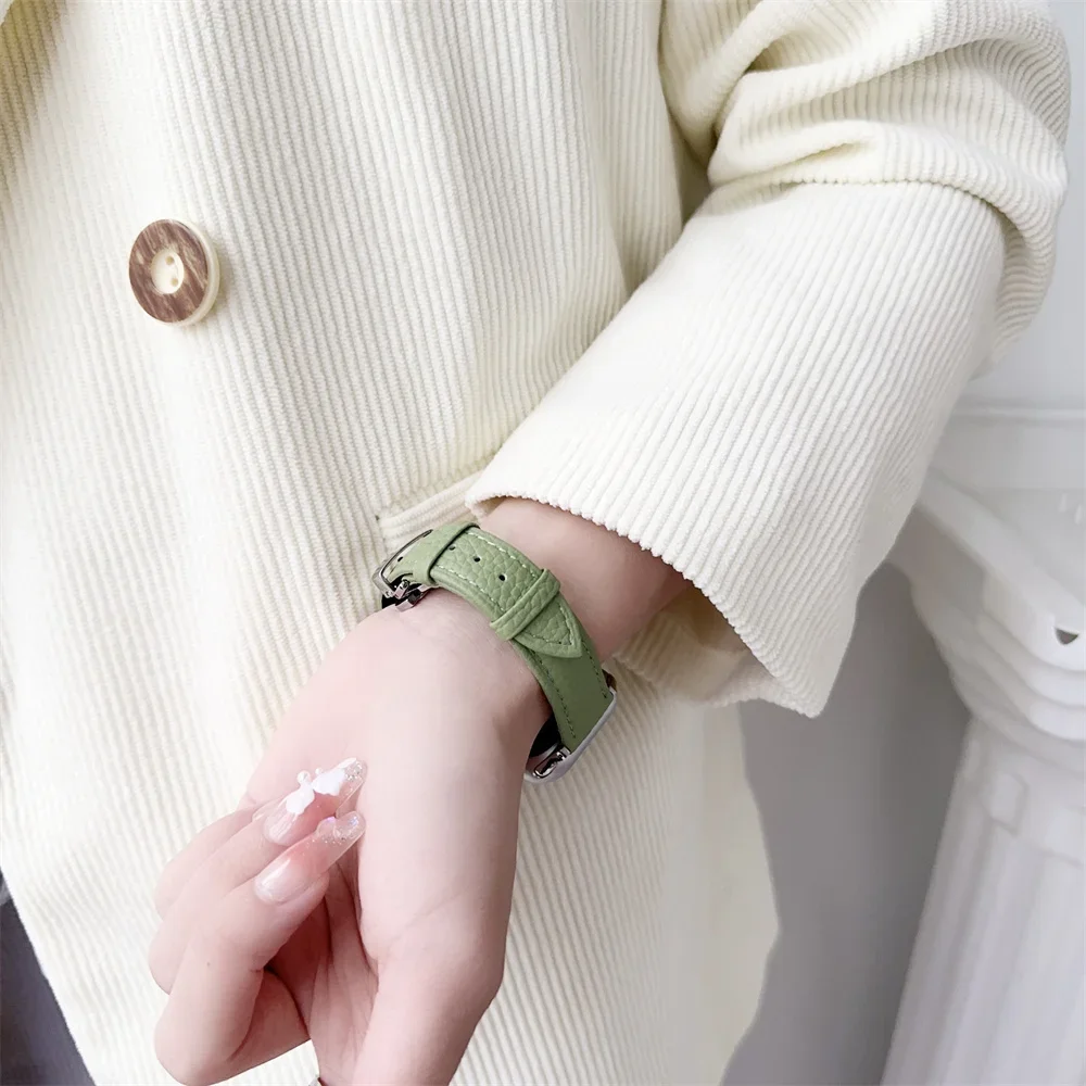 Apple Watch用レザーストラップ,手首,ウルトラバンド,38mm, 42mm, 40mm, 44mm, 49mm,シリーズ7 8,iwatch se,6, 5 4、3