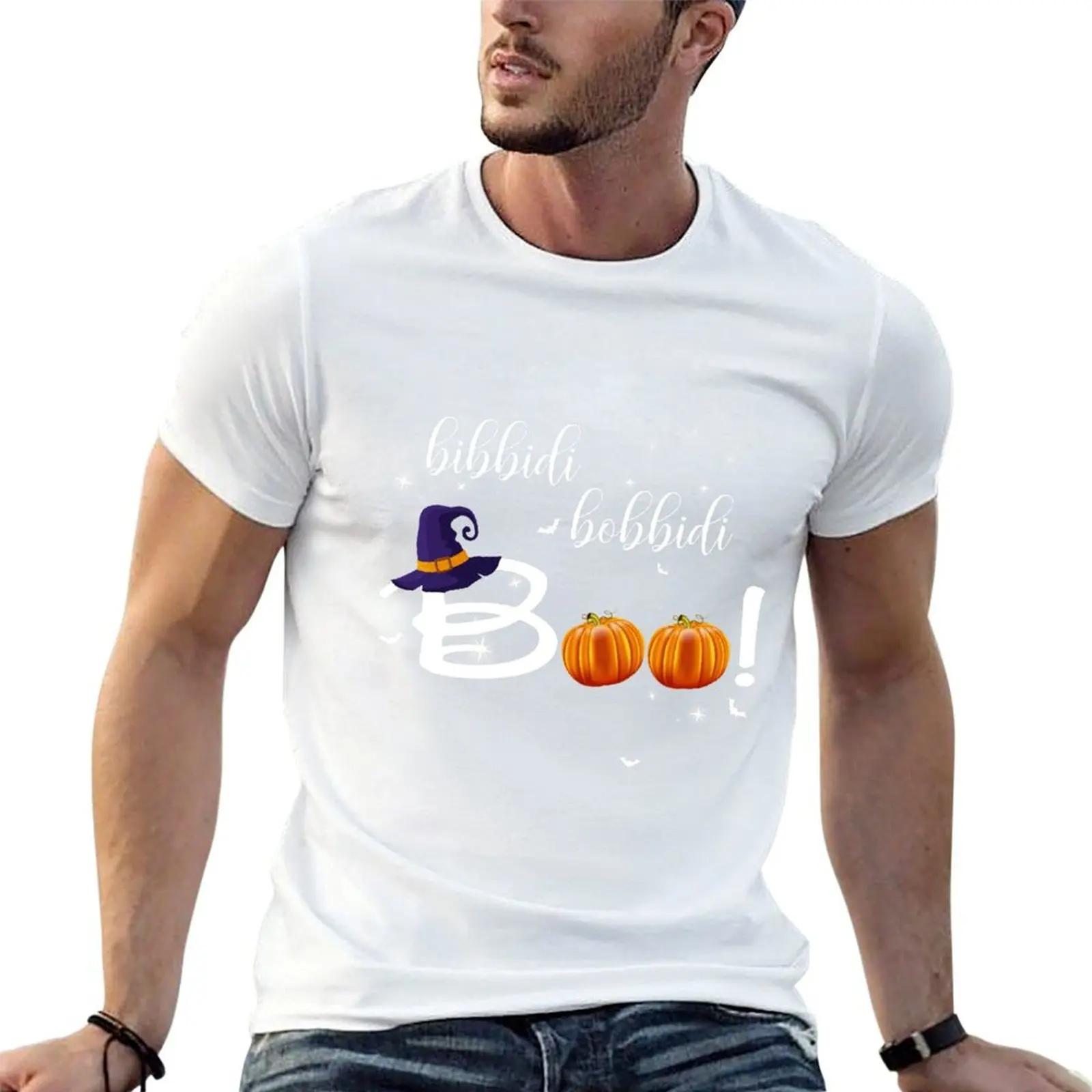 Funny bibbidi bobbidi Boo Halloween gifts T-Shirt t shirts for man pack white man t shirt summer t shirt man luxury T-shirt