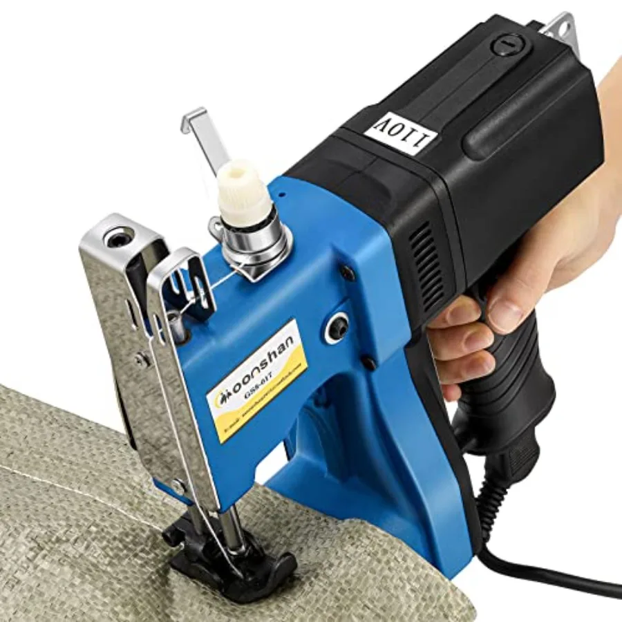 

Industrial Bag Closer Machine for Non-woven Fabrics and Leather Packing Bags Automatic Woven Bag Sewing Machine GS7-017 Blue