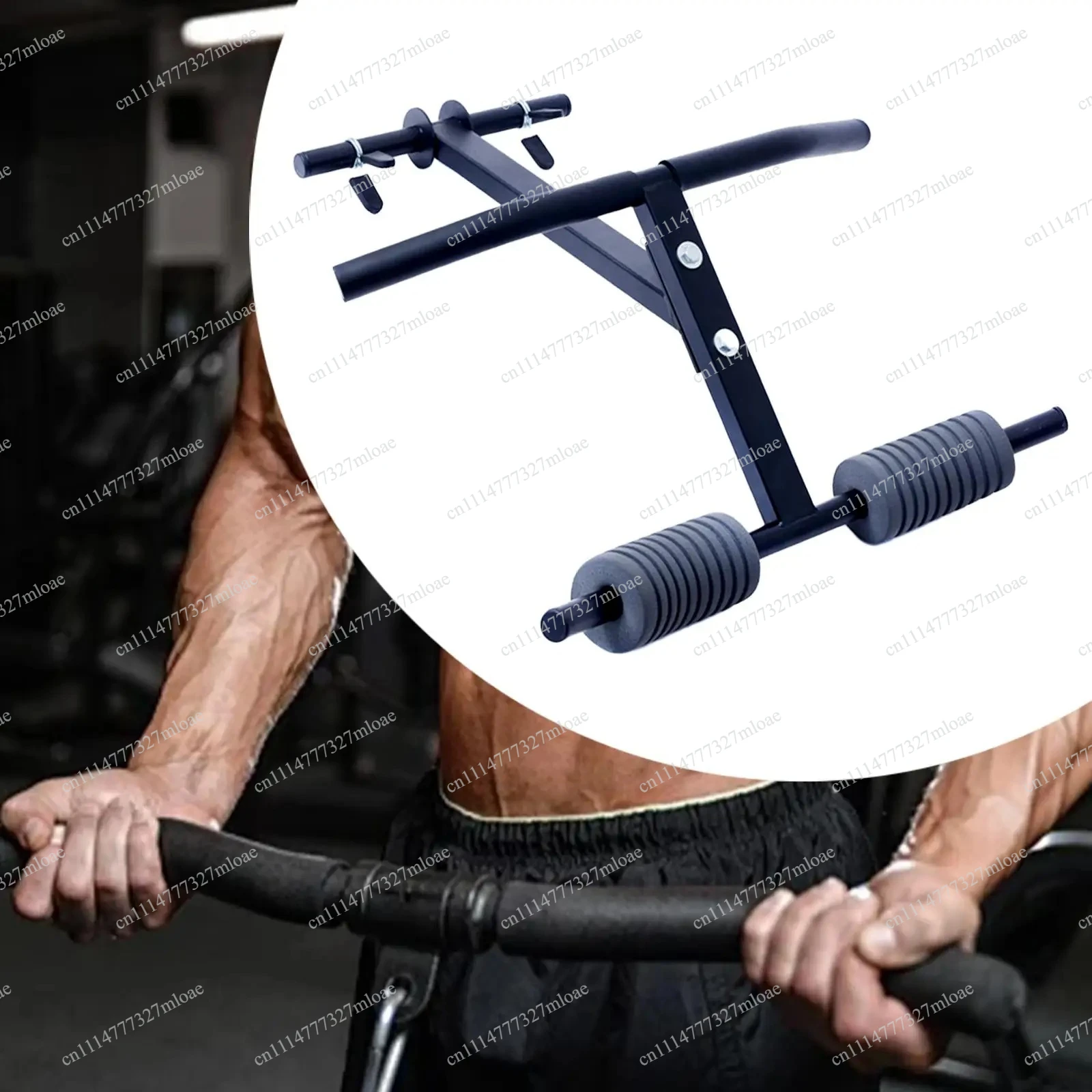 Strength Trainer Bicep Trainer Barbell Board Dumbbell Rack Non-Slip Arm Strength Trainer Physical Exercise