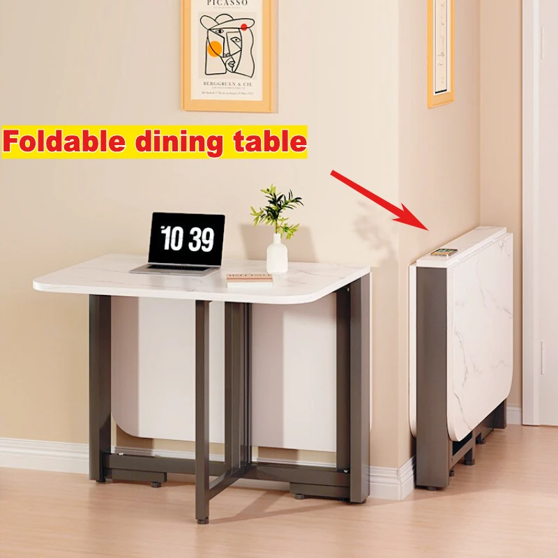 

Dining Household Table Wall Folding Small Home Foldable Mounted Desk Kitchen Apartment Space Saving Cafe Minimalist Compact