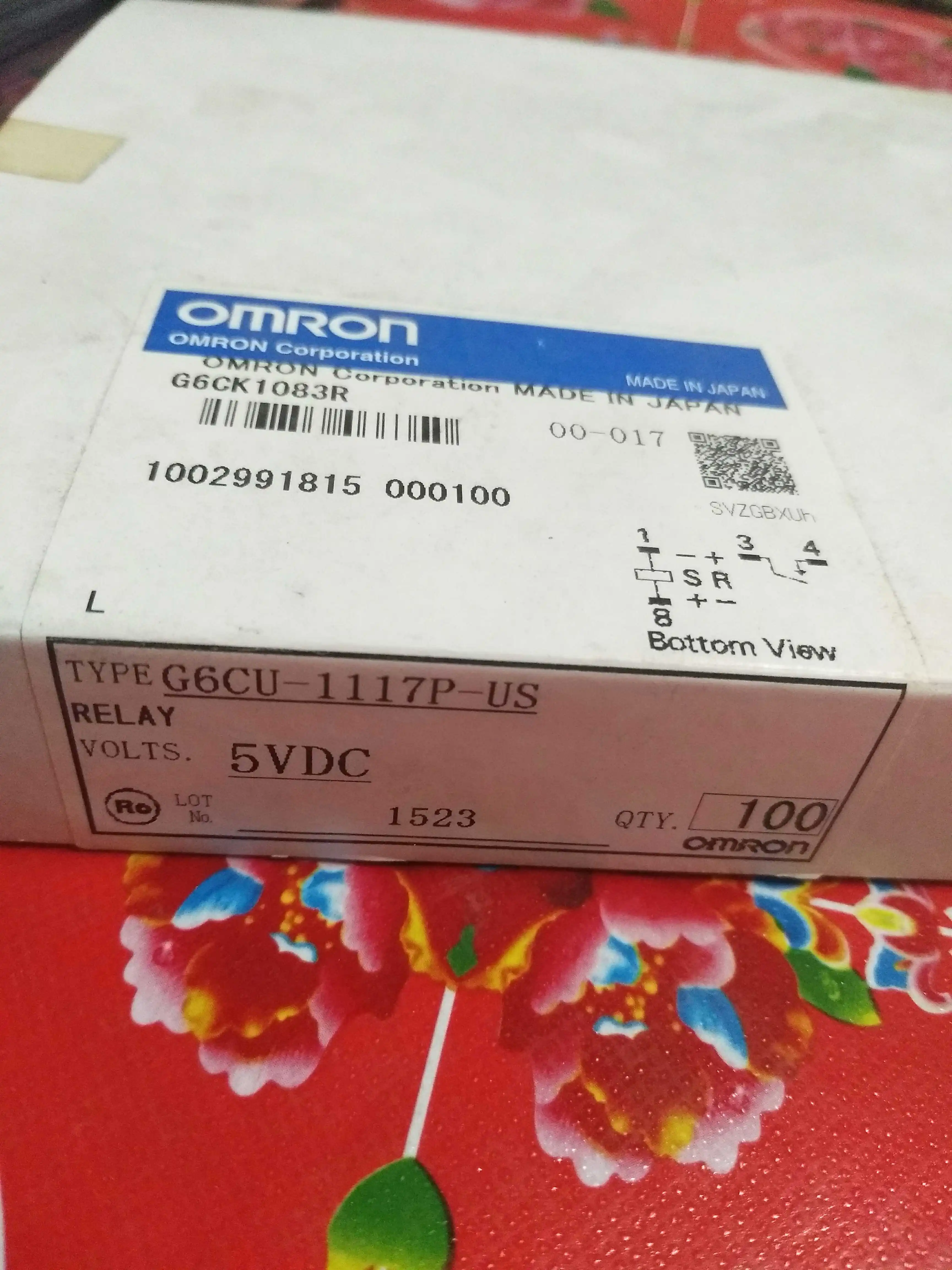 

Free shipping G6CU-1117P-US 5VDC,4 10PCS As shown