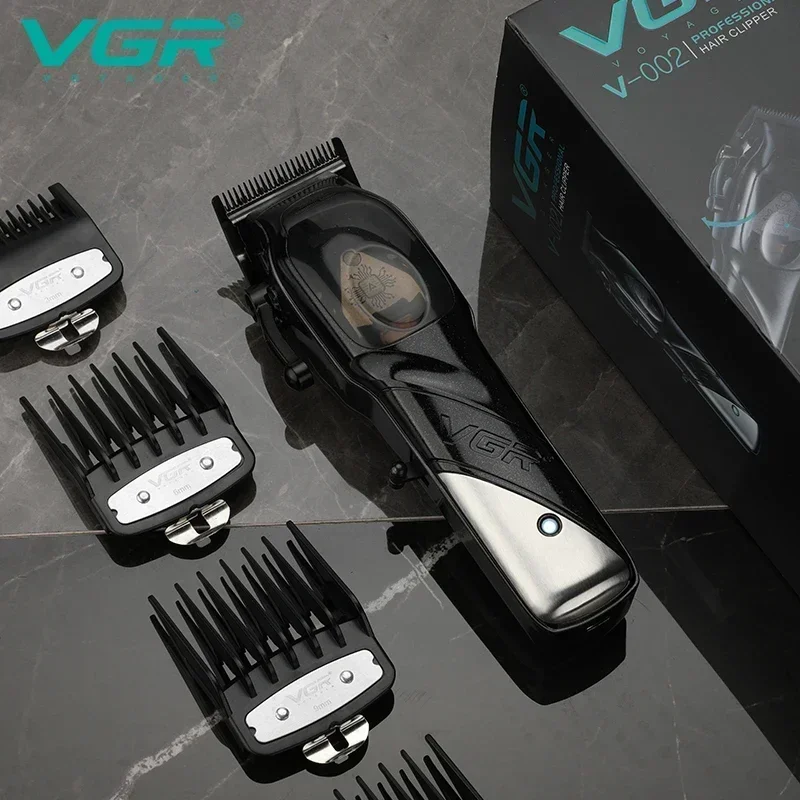 VGR Hair Clipper Trimmer Cutting Machine for Men Electric Barber Professional Barber Machines Cutter Equipment RechargeableV-002