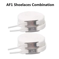 White Original Shoelaces Combination for Flats Sneakers Shoe Decoration Accessories Suitable for Shoe Lacing And Sneaker Customi