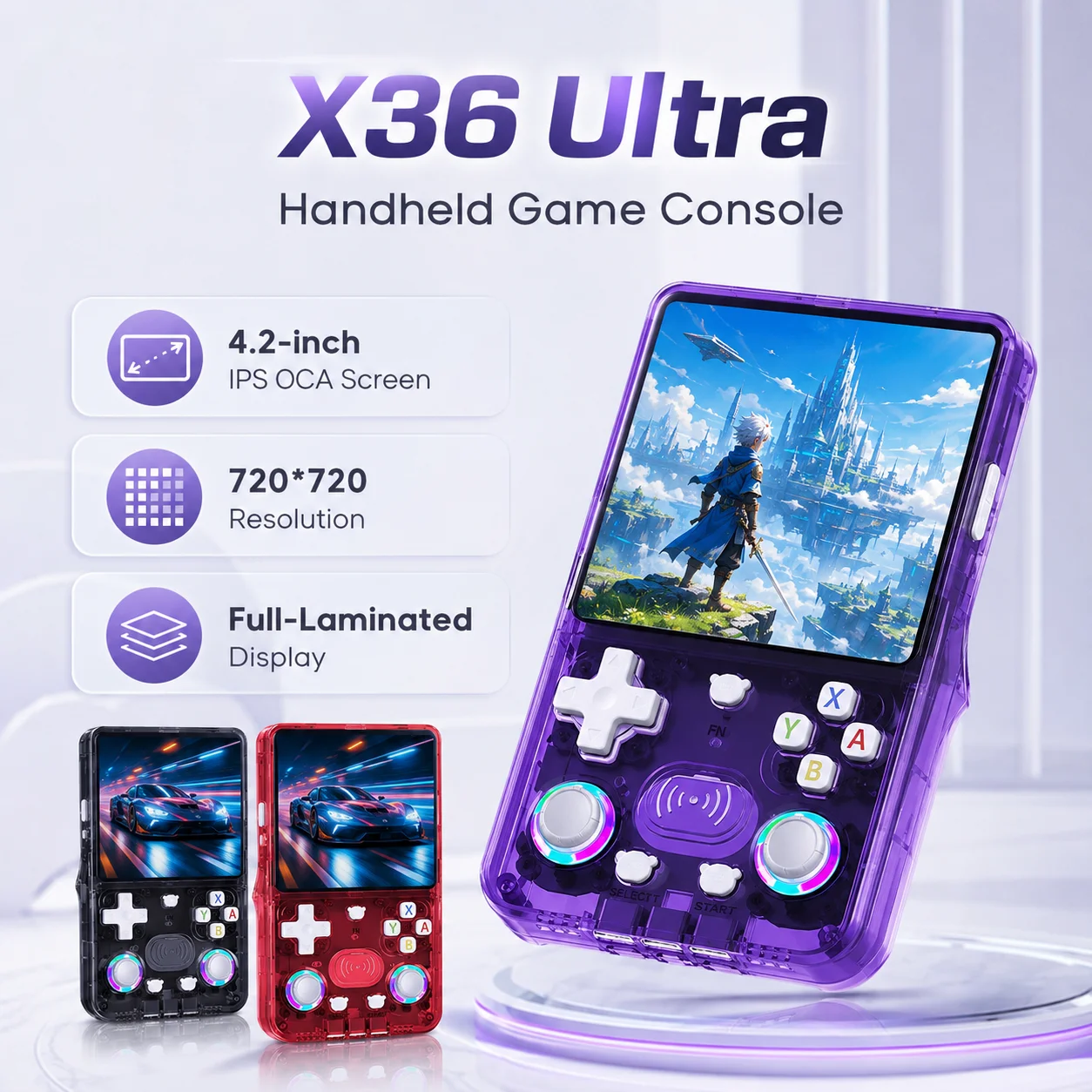 Retro Gaming Youtube - Console portable rétro X36Ultra, Android 10.0,