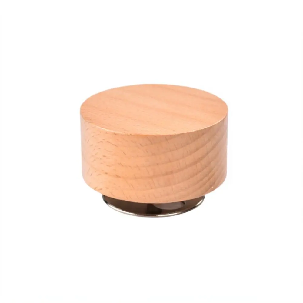 Wooden Rotating Musical Base For Figurines Creative Blind Box Organizer Beech Wood Display Stand Birthday Present