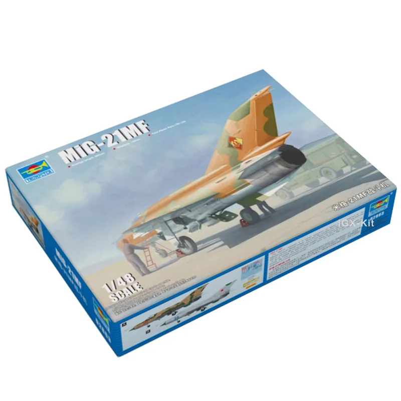 Trumpeter 02863 1/48  MiG-21MF Mig21 Mig-21 Fighter Military Plane Aircraft Airplane Plastic Assembly Model Toy Building Kit