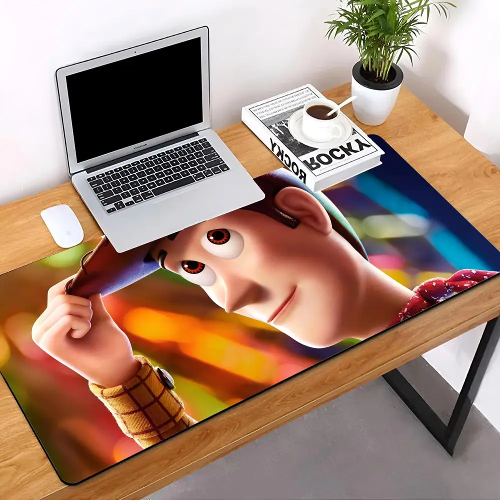 

Disney Woody MINISO Mouse Pad E-sports Players Desk Mat With Pad Gaming Accessories Prime Gaming Keyboard Pad XXL 90x40cm