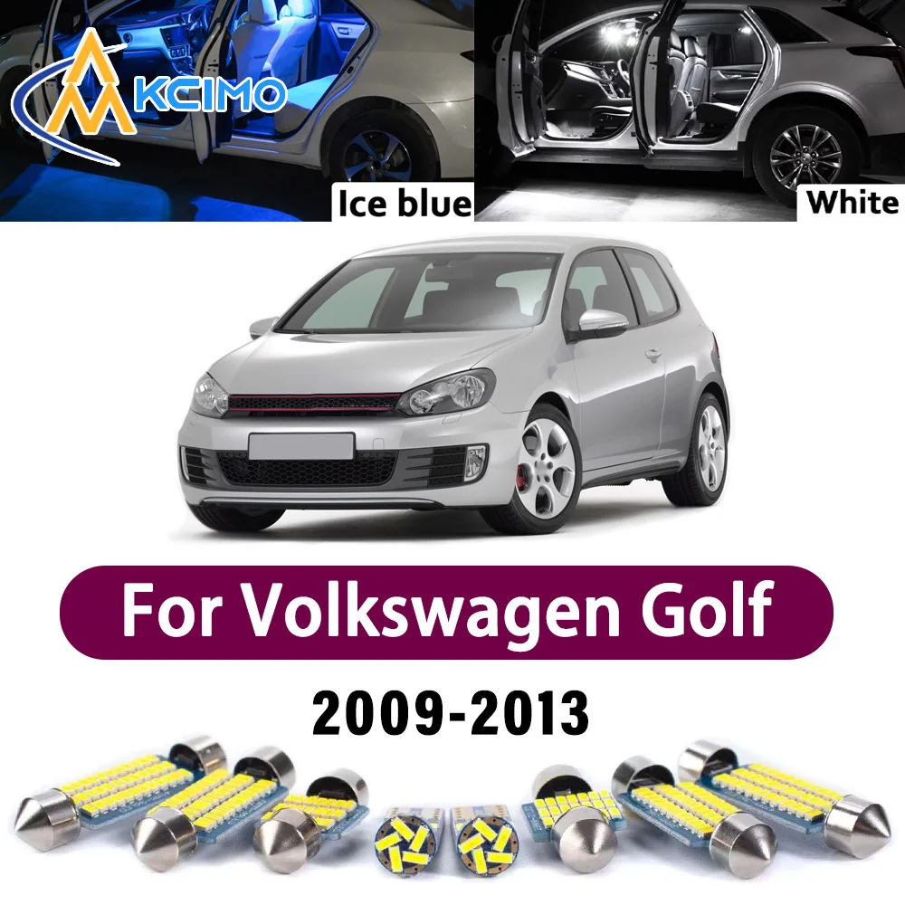 

Super Bright LED Interior Lamp Kit For Volkswagen Golf MK6 6 VI GTI 2009-2013 Error Free Canbus Trunk Reading Mirror Light Bulbs