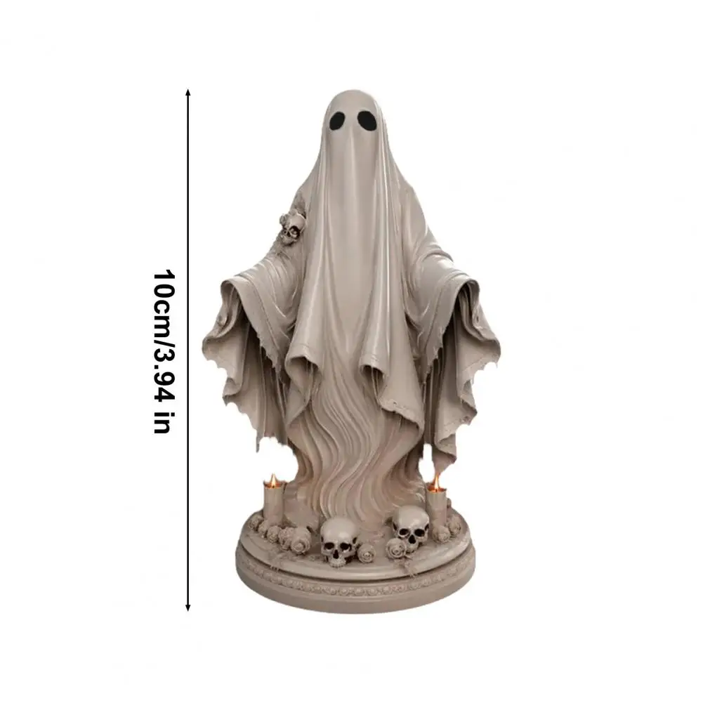 Halloween Ghost Figurine,Ghost Statue For Home Resin Statue for Tiered Tray Home Table Centerpiece, Halloween Party Supplies