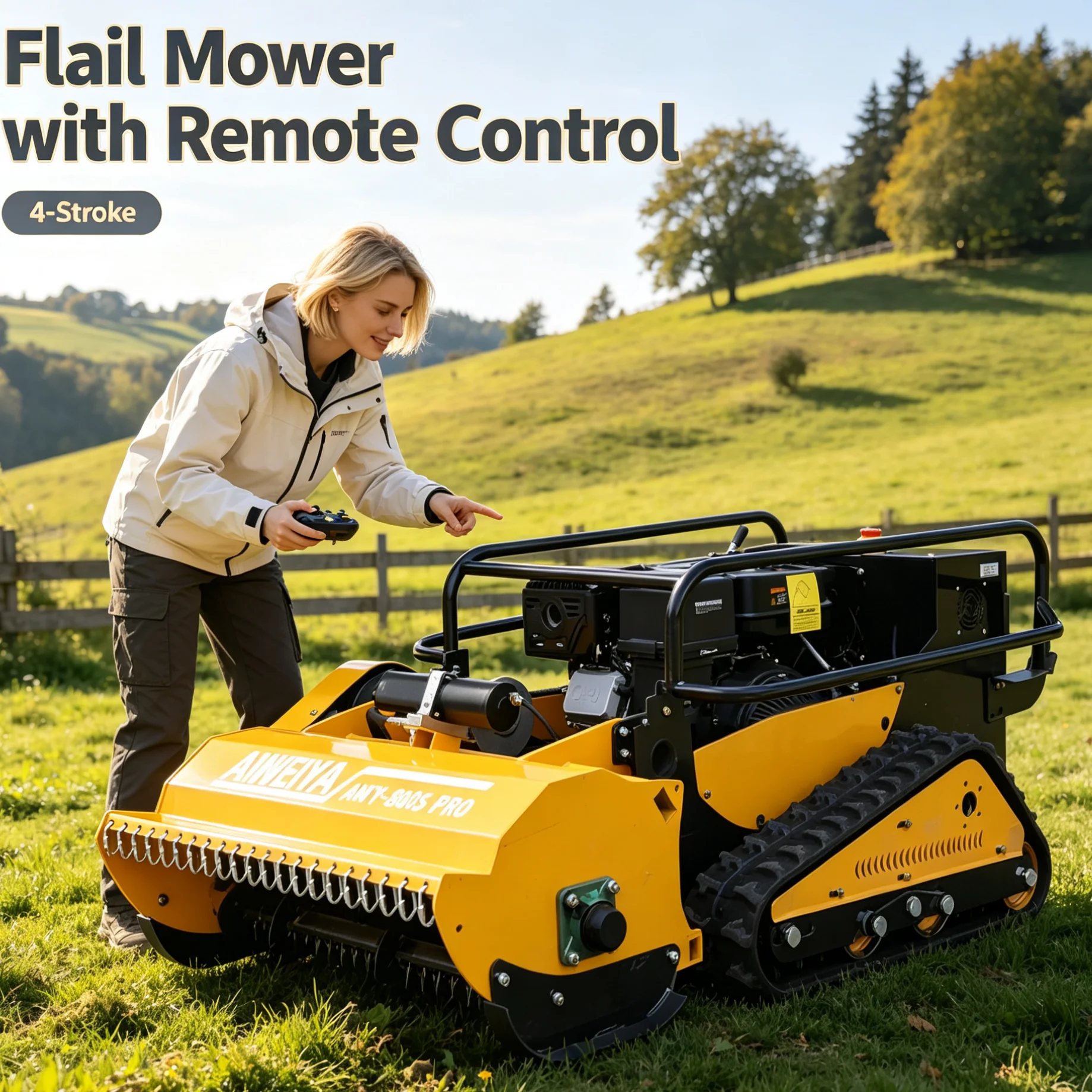 Customized Cordless GPS zero turn Robot Lawn Mower, Rechargeable Autonomous Mower for residential backyard mowing work