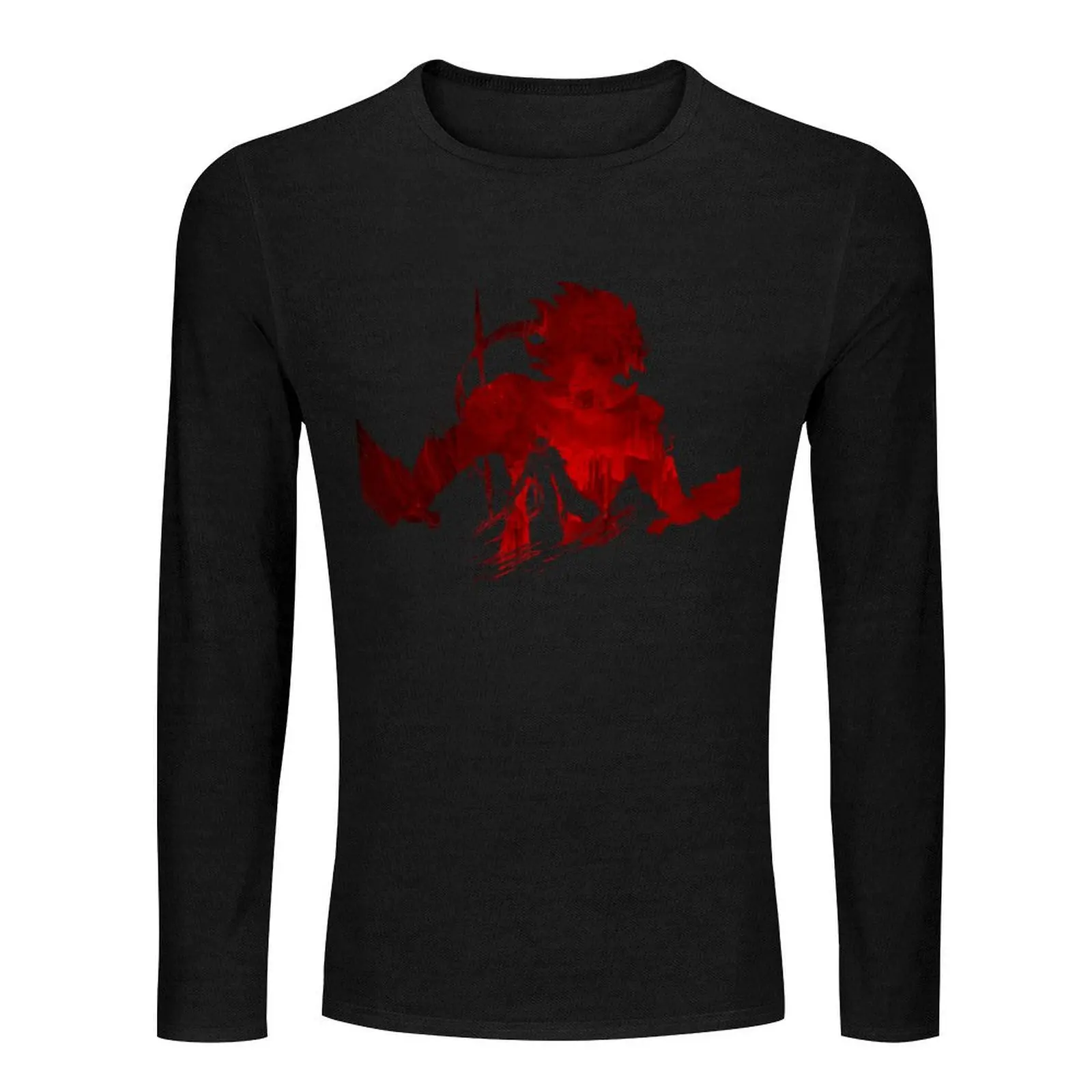 Battle of Caelid Red ver.:General Radahn vs Malenia Long T-Shirt Blouse plain t-shirt mens workout shirts