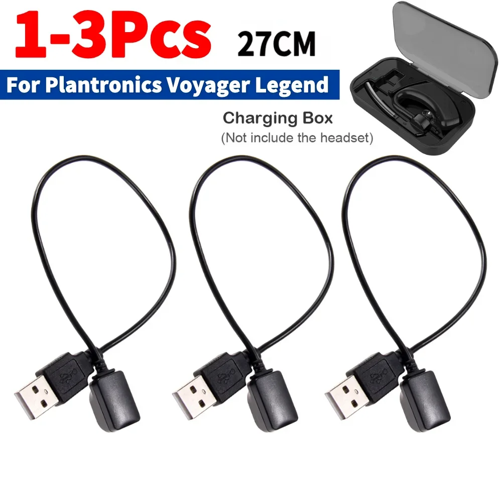 USB Charging Cable for Plantronics Voyager Legend Bluetooth Headset Charging Cable Replacement USB Charger Plug and Play