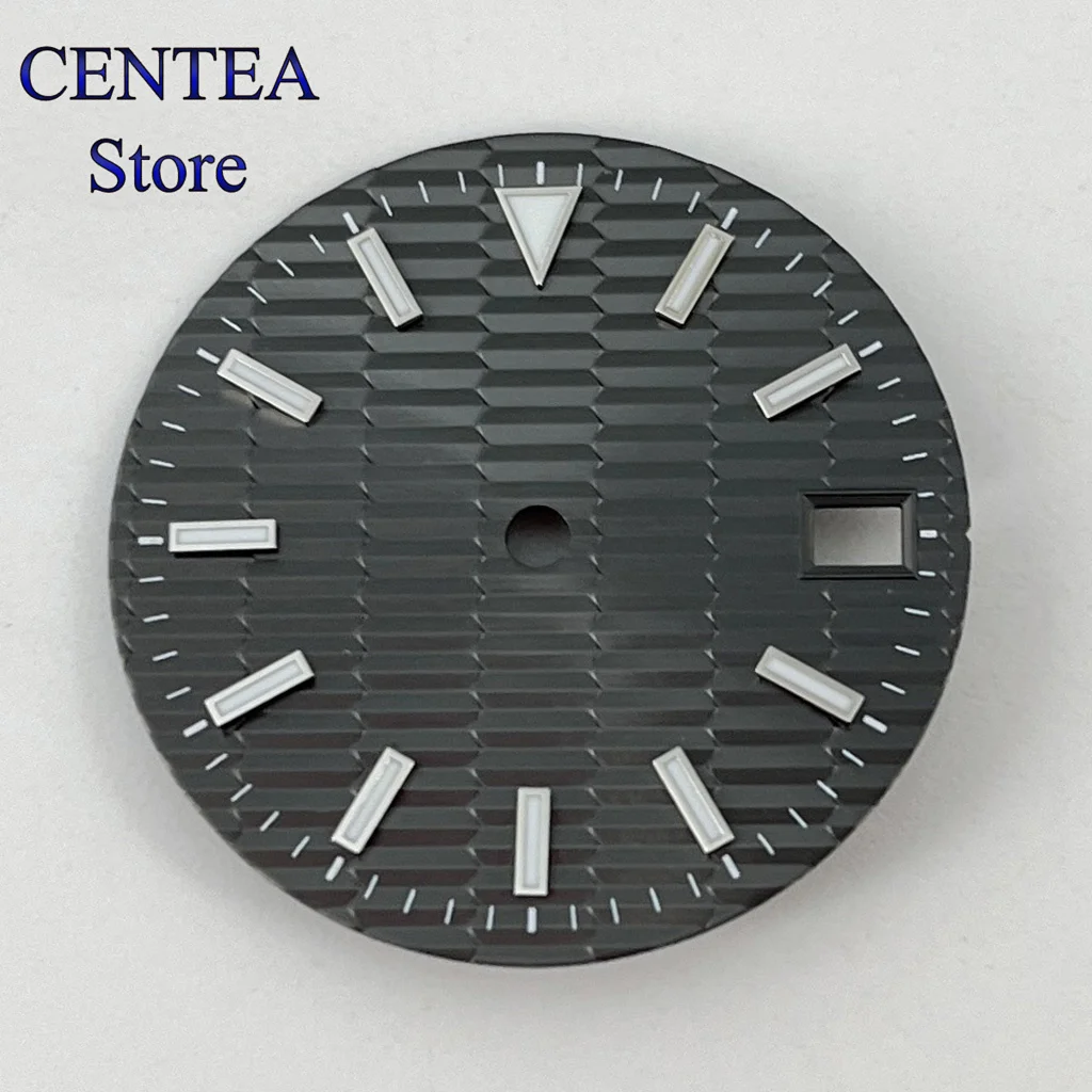 RICHUS 28,5 мм зеленый/золотой/серый/синий/черный/белый стерильный циферблат часов, светящийся, подходит для механизма NH34 NH35 NH36