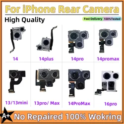 Rear Camera For iPhone 11 12 Pro Max Back Camera Rear Main Lens Flex Cable Camera For iphone 13 Mini 13 PRO 14 Pro Max Camera A+