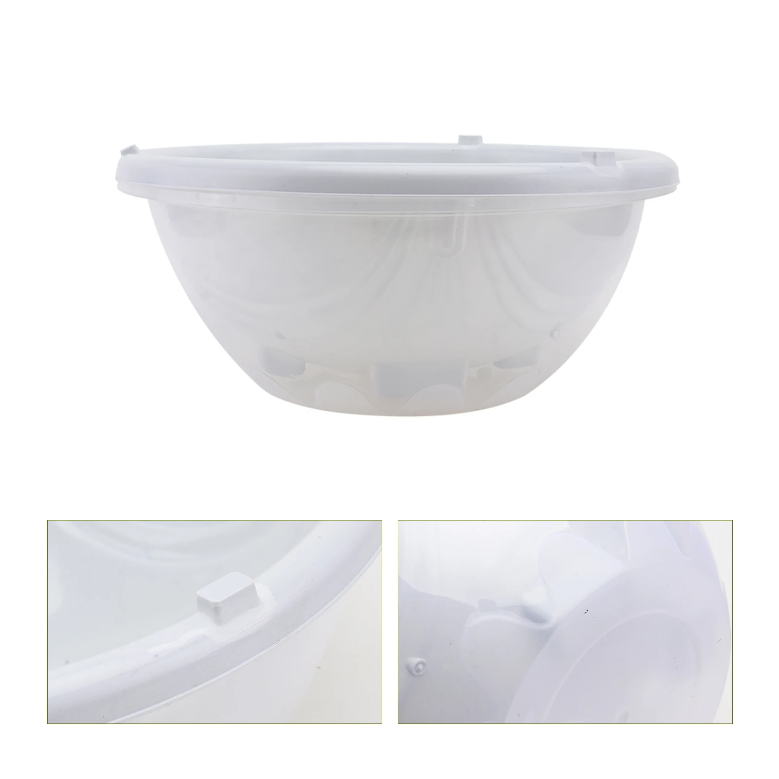 

5Pcs Hanging Flowerpots Durable Plastic Plant Pots Lightweight Round Bright Color Vertical Gardening Balcony Decor