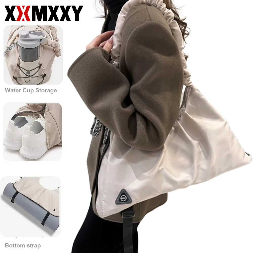 

Спортивная сумка для женщин, 1 шт., сумка для коврика для йоги с отделением для обуви, влагонепроницаемым карманом и карманом для бутылки с водой