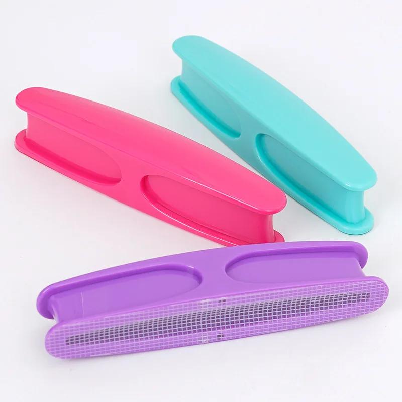 Strong Suction Ruler Grip, Non-Slip Handle for Quilting Rulers & Cutting Mats - Green Purple Magenta Sewing Tool Accessory