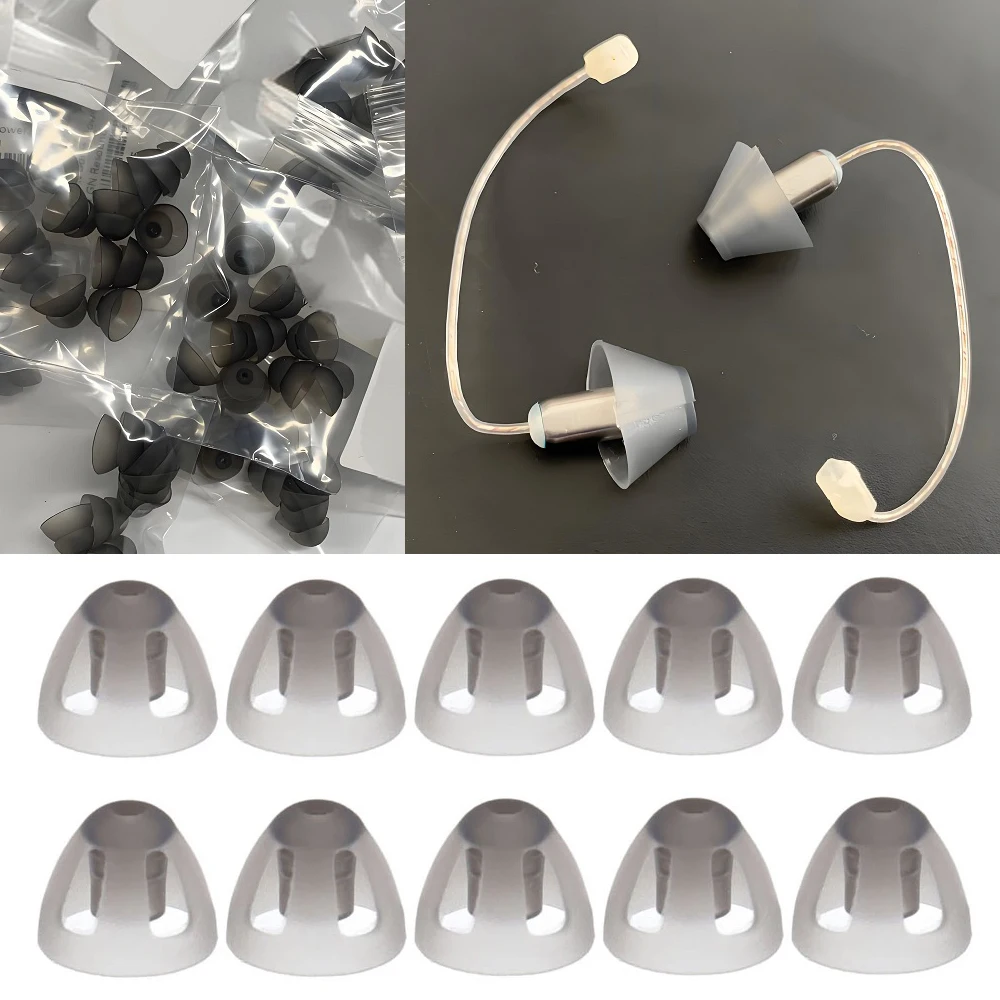 مساعدات للسمع، القباب، استبدال مساعدات الصم، القباب المفتوحة، قابلة للاستبدال باللون الأسود لعلاج السمع للأشخاص #1