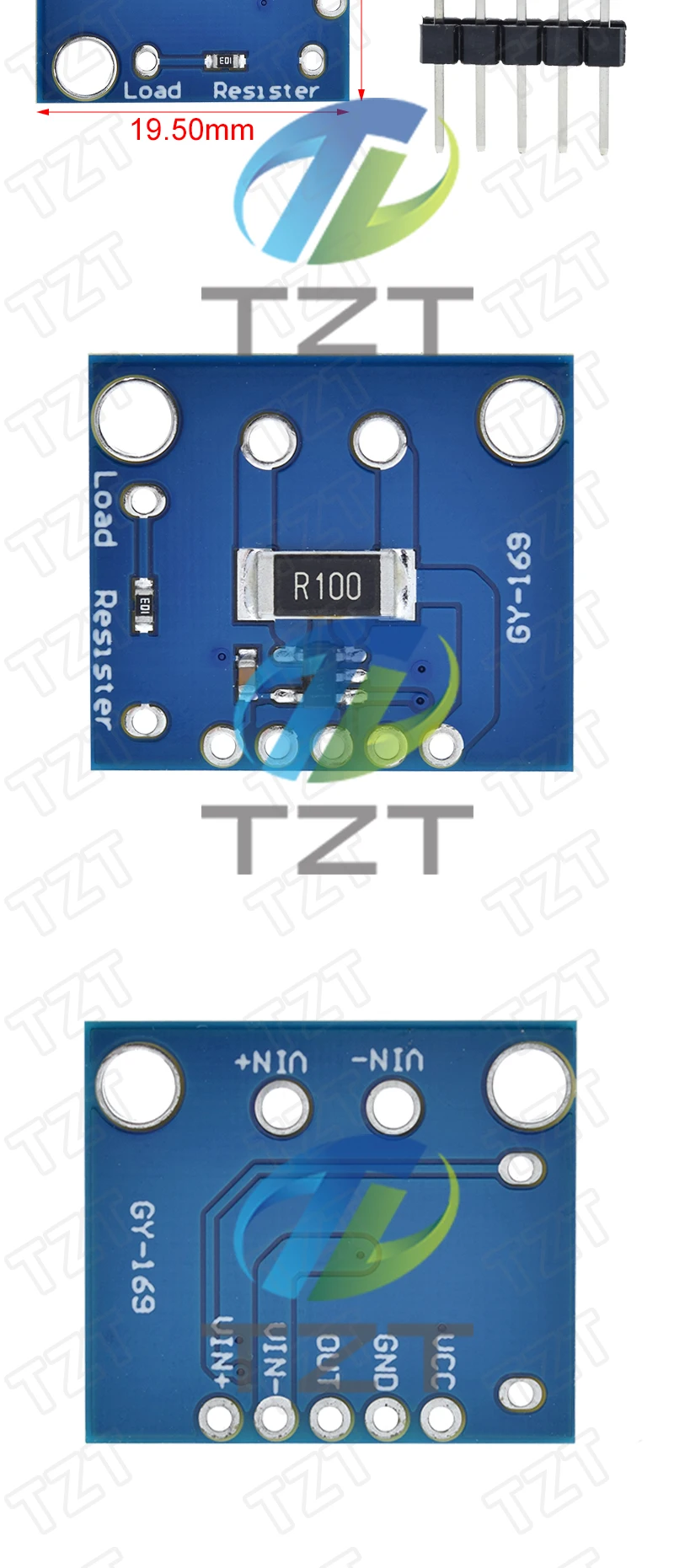 TZT 1/3PCS GY-169 INA169 Hochauflösender analoger Stromwandler, Stromsensor-Modul für Arduino – Detail 2