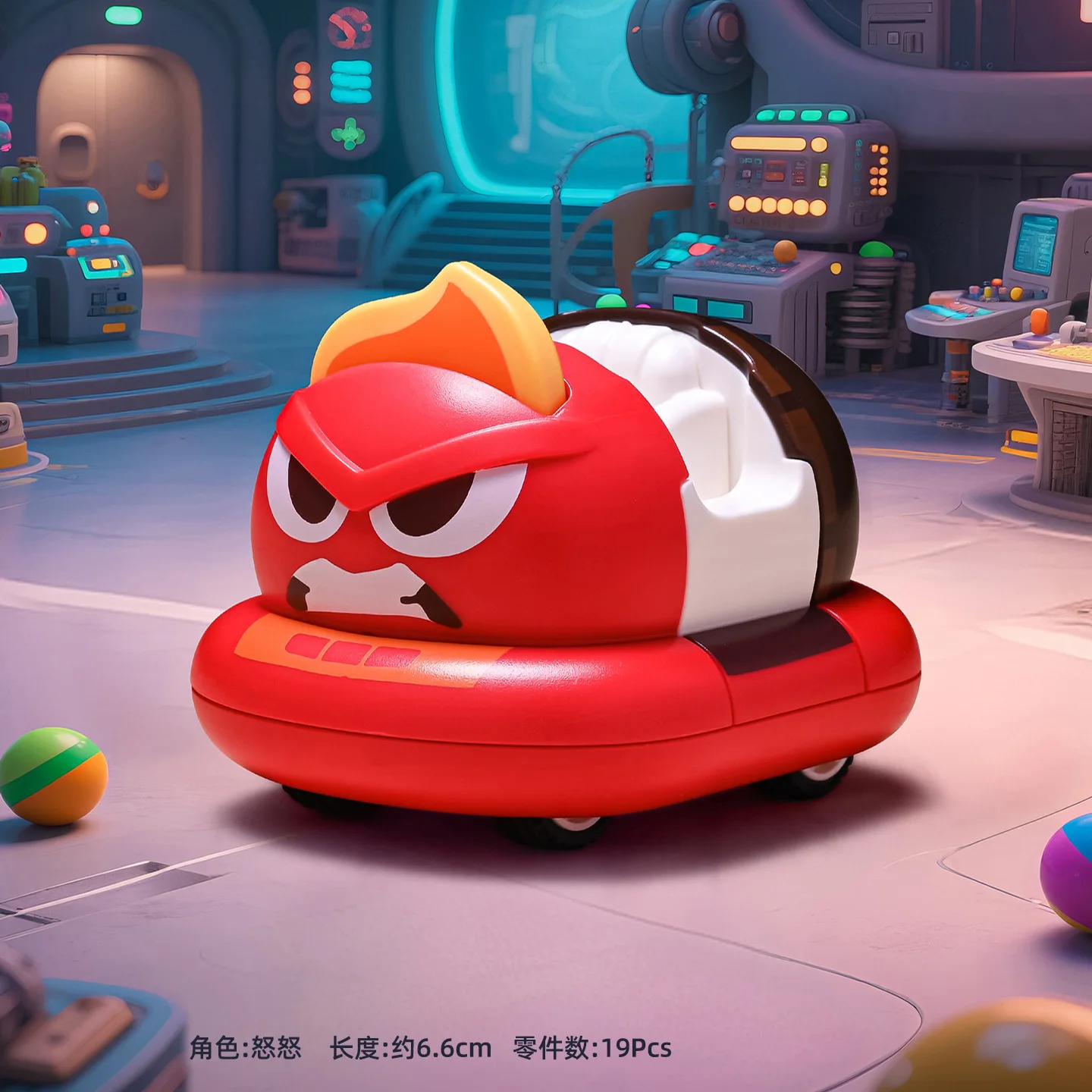 รถบั๊มพ์เปอร์แบบดึงกลับคู่ มิกกี้ เซดเนส เร็กซ์ ล็อตโซ ของเล่นตัวต่อประกอบแบบอินเทอร์แอคทีฟ ของเล่นเด็ก ของขวัญ