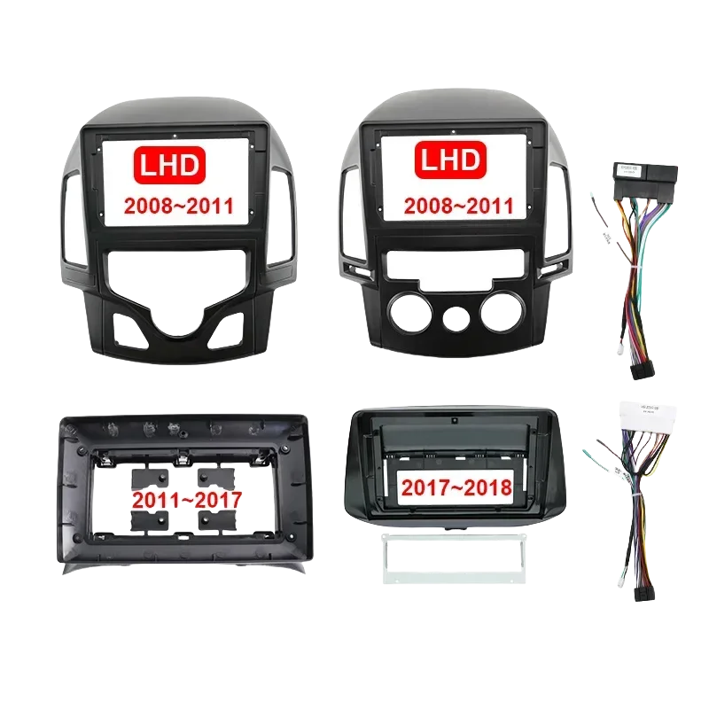 

Car GPS Stereo Player For Hyundai I30 2008-2018 Radio Fascias Panel 9 inch Dash Headunit Screen Frame