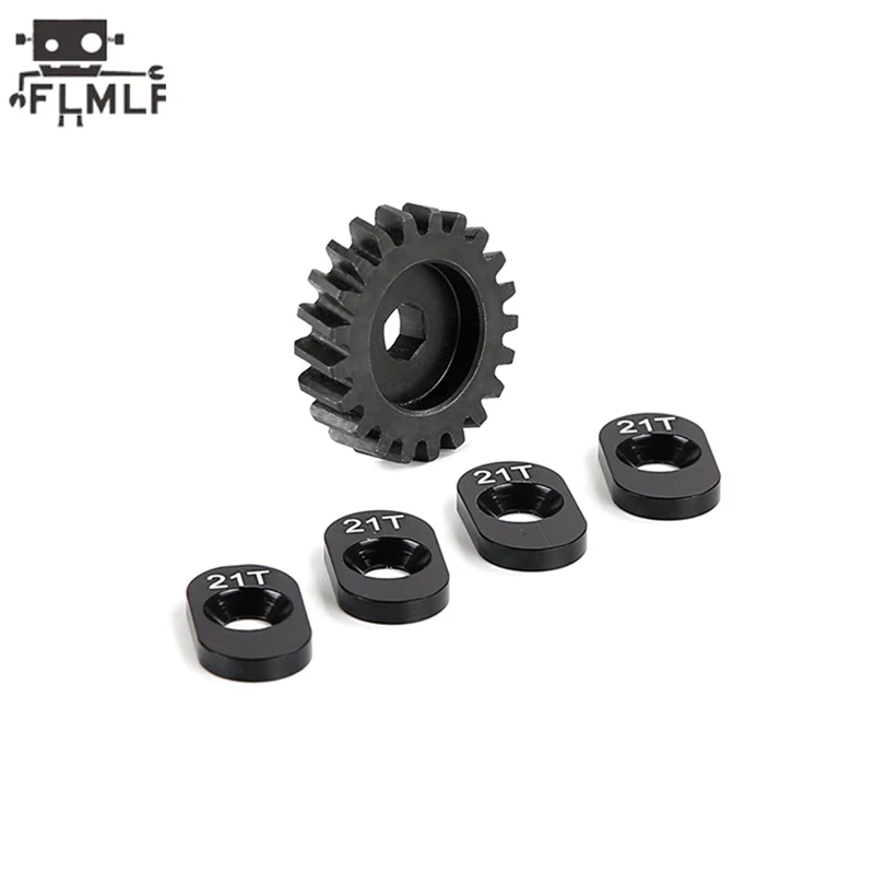 Rc Car Metal Medium-difference High-speed Helical Small Gear 21T Set Fit 1/5 Losi 5ive-t Rofun Rovan LT KingMotor X2 Truck Parts