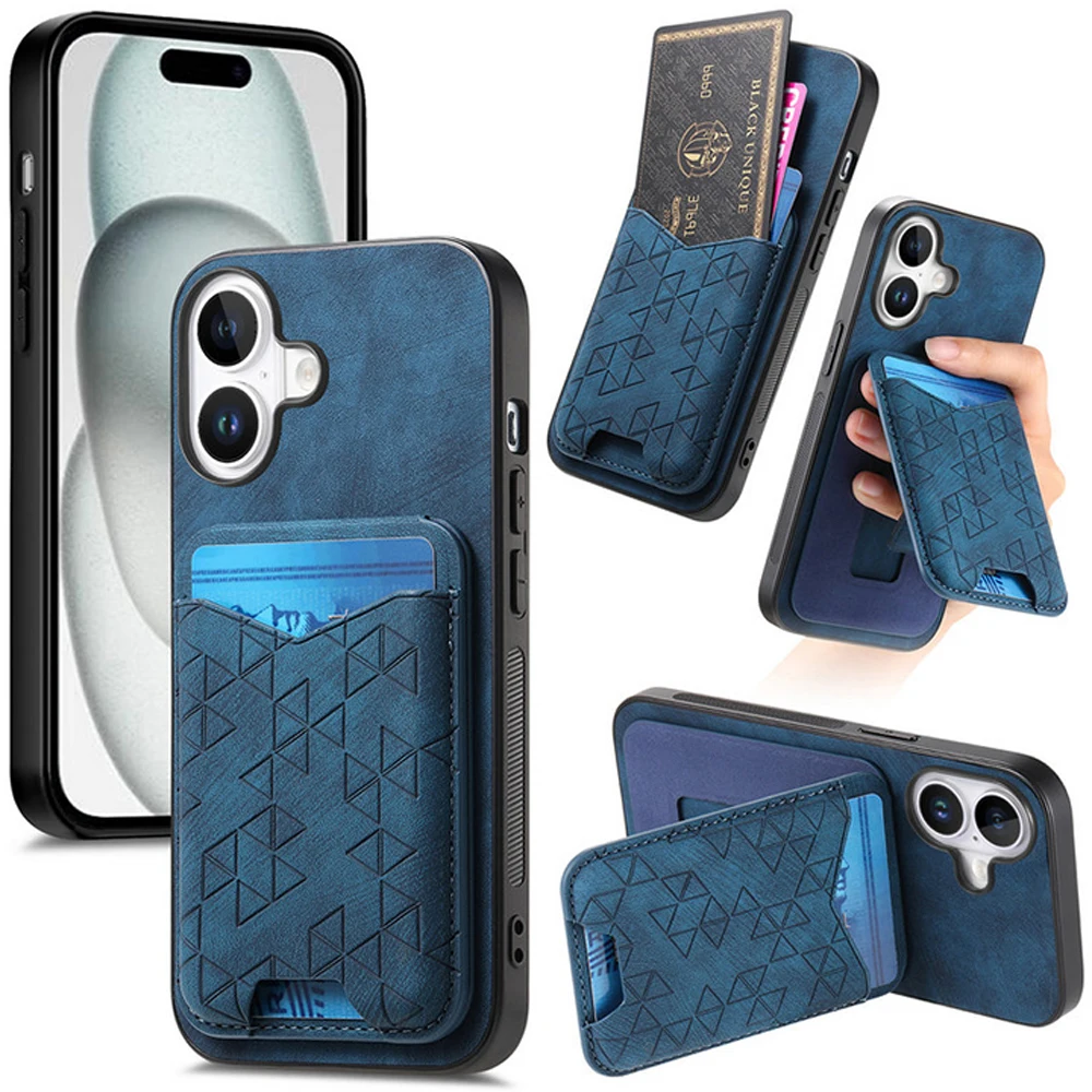 

For Xiaomi Redmi Note 13 14 Pro 5G 4G Back Case Leather Card Holder Stand Coque For Redmi Note 13 Pro Plus 14S 14 S Turbo3 Cover