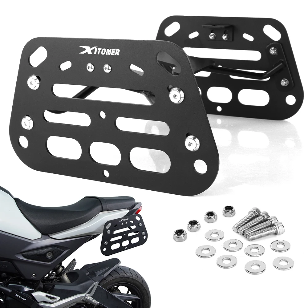 

Motorcycle Side Racks For Honda Grom 125 MSX 125 2016 2017 2018 2019 2020 Saddlebag Support Bars Mounting Brackets Pannier Racks