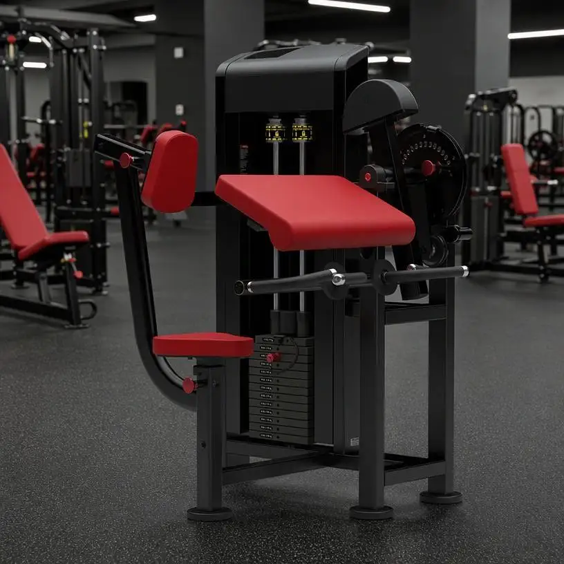 2026 Commercial Biceps Triceps Combo Machine Pin Loaded Dual Function Arm Trainer Integrated Bicep Tricep Workout Steel Gym Equi