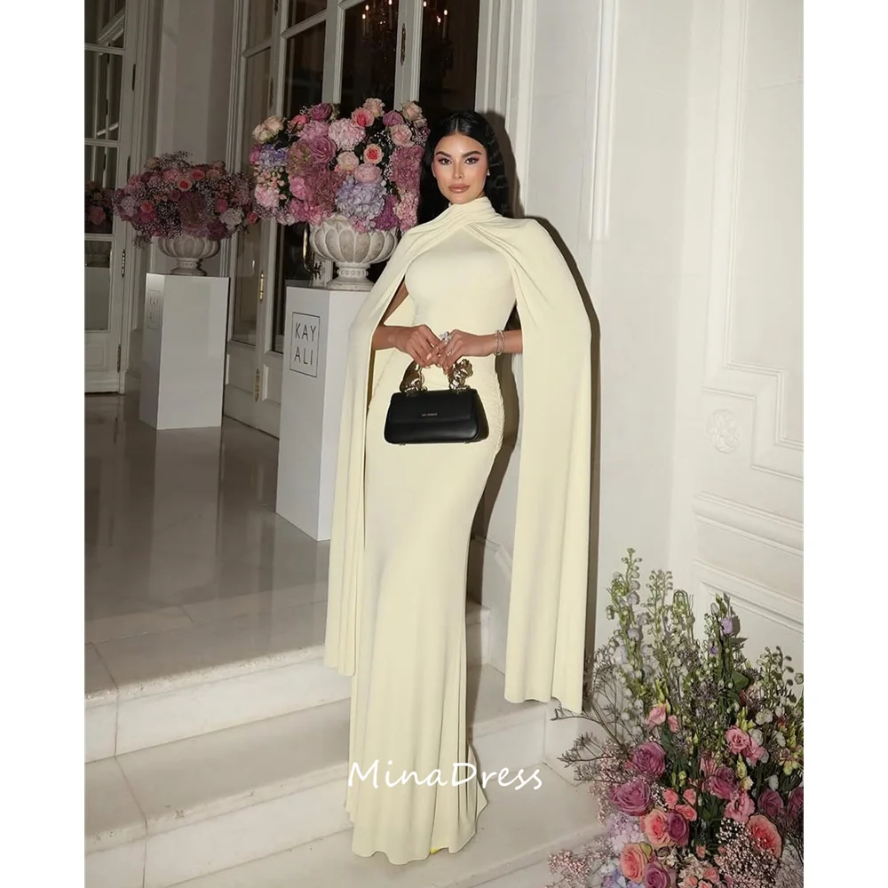 

Mina custom evening gowns luxury elegant party dresses for women long sleeve formal occasion dresses for special occasions