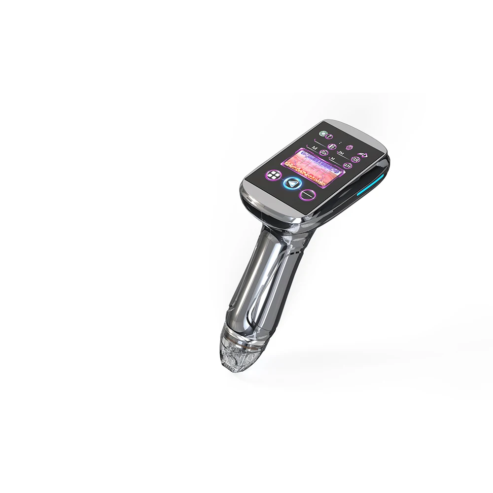 Mesin Microneedling RF Portabel untuk Penggunaan di Rumah, Frekuensi Radio Fraksional untuk Pengencangan Wajah dan Tubuh, Peralatan Kecantikan Penghilang Kerutan