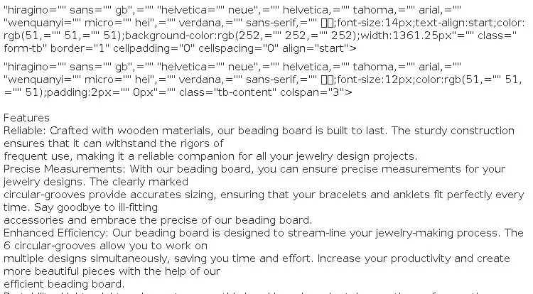 Multi-Bracelet Wood Beading Board Beading Organizer Beading Tray Plate Bead Maker For Jewelry Making Necklace Measuring Tool