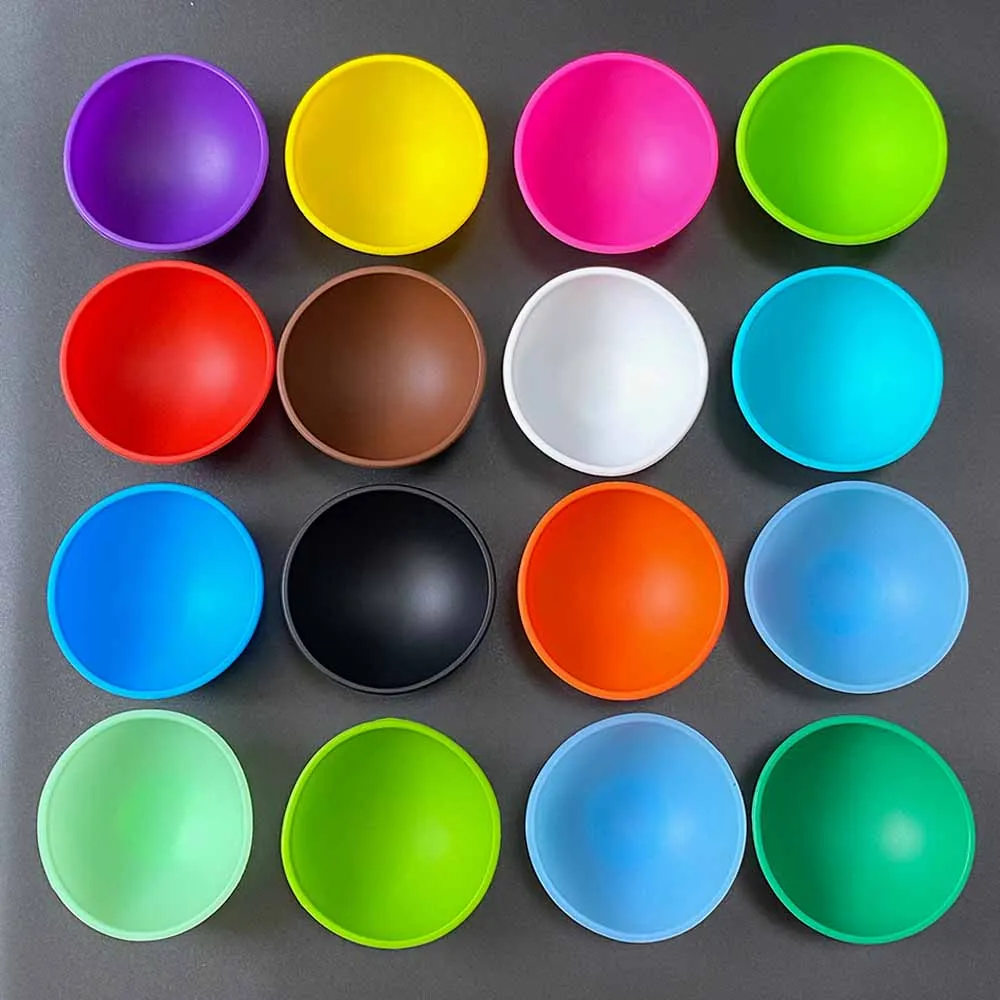 10PCS Silicone Bowl 67mm Household Container Bowl Gourd Multi-Color Smoking Accessories