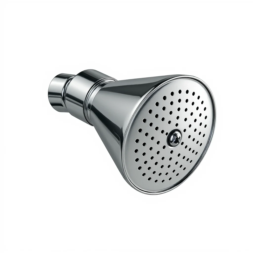 

Универсальная 2,5-дюймовая насадка для душа из цинкового сплава, распылительная насадка высокого давления для ванной комнаты, простая установка, сменная насадка