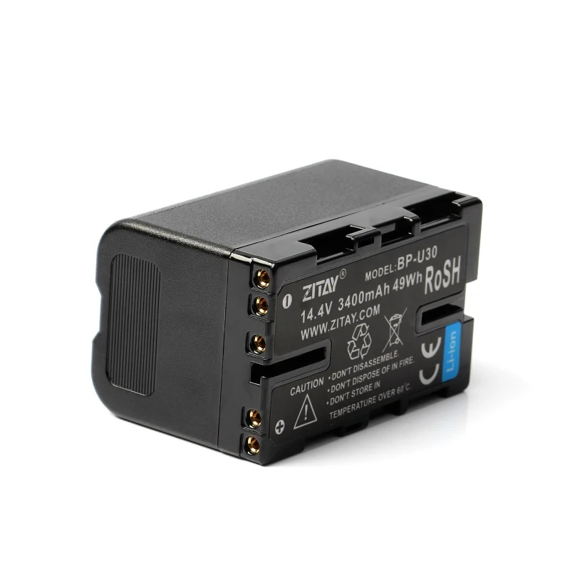 Batteria della fotocamera ZITAY SLR per Sony BP-U65 BP-U60 BP-U90 BP-U30 PMW-200 PMW-300 PMW-EX1 PMW-EX3 PMW-EX3 PMW-EX1R PMW-F3 PMW-F3L PX